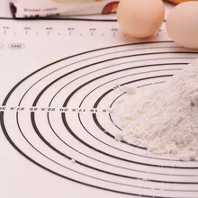 26x29 см/40x60 см силиконовый коврик для выпечки со шкалой прокатки теста коврик для замеса теста антипригарный кондитерский лист печи пищевой лайнер