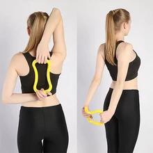 Круги для йоги для занятий йогой, кольцо дома Для женщин Фитнес массаж тренажерный зал Кроссфит Бодибилдинг спортивного оборудования и аксессуаров