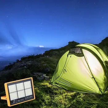 

XANES 300W 5000mAh IP67 Waterproof Remote Control Solar LED Camping Light Portable Rechargeable Emergency Tent Lamp Lantern