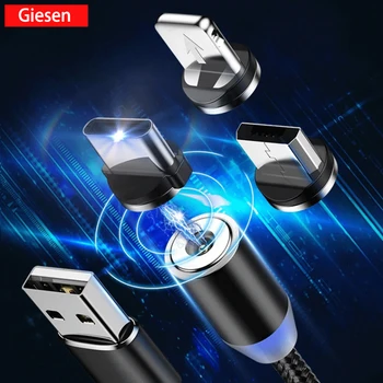 

Classic Magnetic USB Cable Fast Charging USB Type C Cable Magnet Charger Data Charge Micro USB Cable Mobile Phone Cable USB Cord