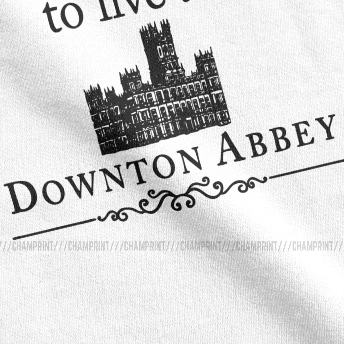 Женская футболка с надписью «I Would To Live At Downton Abbey» Violet Crawley Vogue, топы с круглым вырезом, футболки, базовая женская одежда