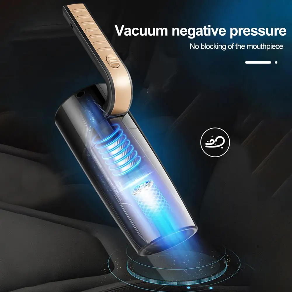 

Auto High Suction Car Vacuum Cleaner Portable Wet Dry Dual-Use Vaccum Cleaner Cleaning Accessories Corded Handheld Vacuum