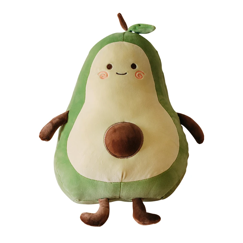 Милые мягкие плюшевые игрушки kawaii авокадо фрукты подушка для дивана мультяшная