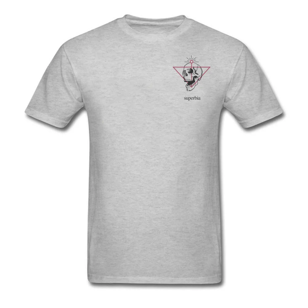 

Short-Sleeved Tops Shirts 2020 New Arrival Men's Skull Printed Tshirt Customized Pattern Tees Popular Quality T Shirt Nice