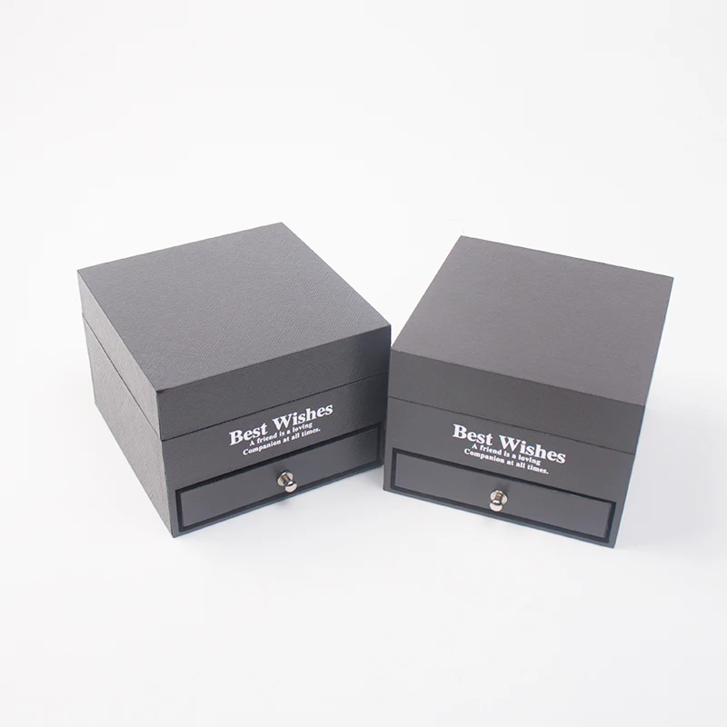 TA MINGREN Romantic Rose Flower Sliding Drawer  Printed Jewelry Luxury Custom Gift Box For lover