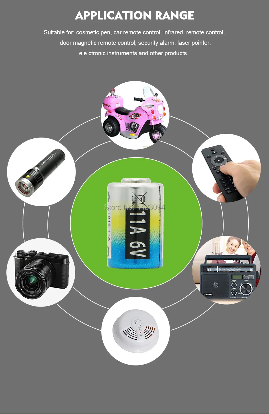 Alkaline Battery 5PCS/Lot 11A 6V Main Battery L1016 Alkaline Car Key Remote Control Battery