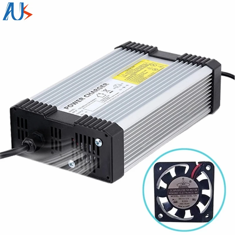 AUKPOWER 100V/240V 67.2V 5A Lithium Battery Charger for 60V E bike Tricycle Car Fast Charger