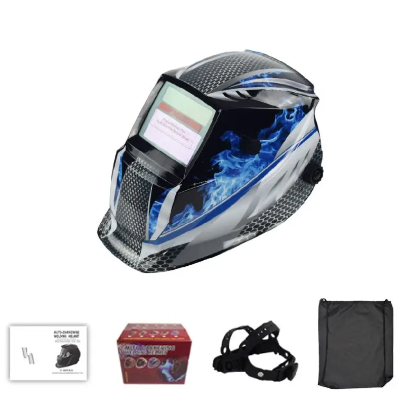 Solar Automatic Welding Helmet Mask Argon Arc Cap Auto DarkeningFlat Flip Shield