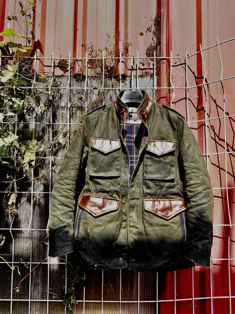 Heavy Wax Canvas M65 Field Jacket 