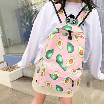

Women's solid color backpack 2020 waterproof nylon multi-pocket travel backpack large capacity youth school bag