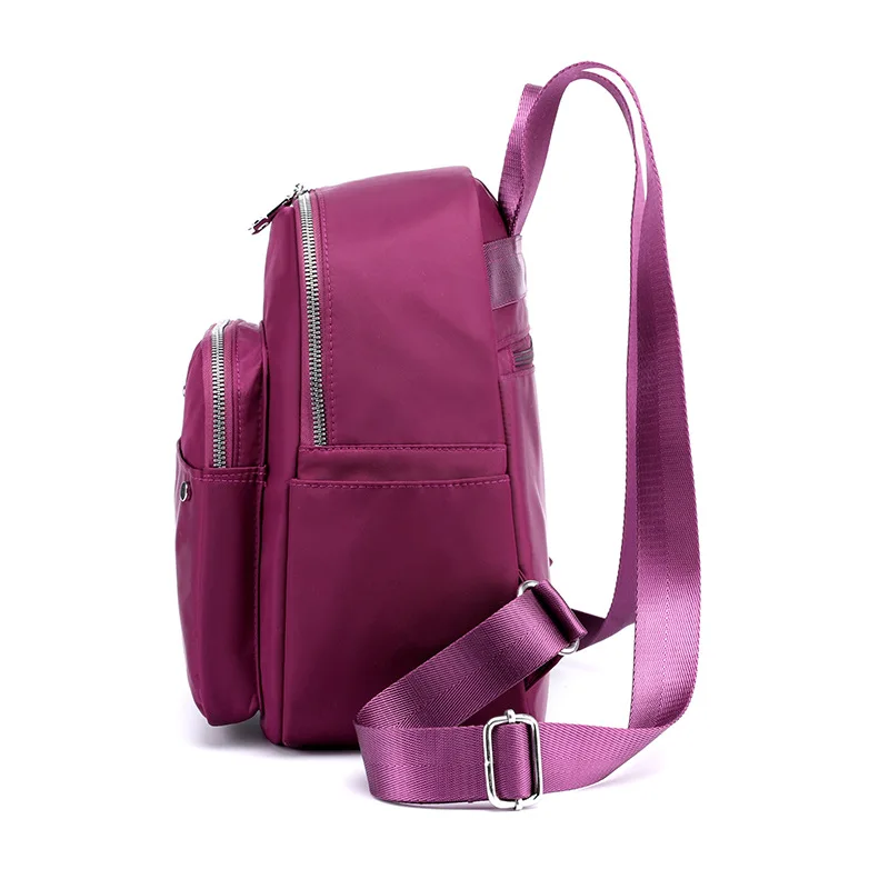

Lightweight Outdoor Travel Backpack Large Capacity Women's One-Shoulder Handbag Waterproof Nylon Bag Schoolbag