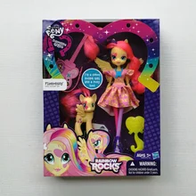 

Genuine Hasbro My Little Pony Fluttershy Rainbow Dash Accessory Applejack Decorative Funny Toys Present Children Pretend Play