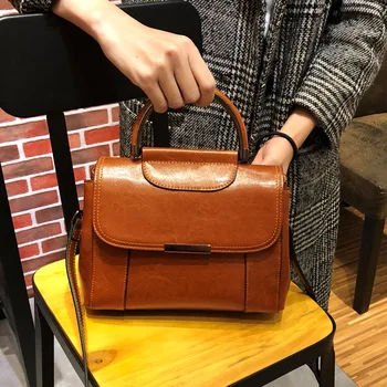 

2020 New Leather Women's Bag Leather Fashion Handbag