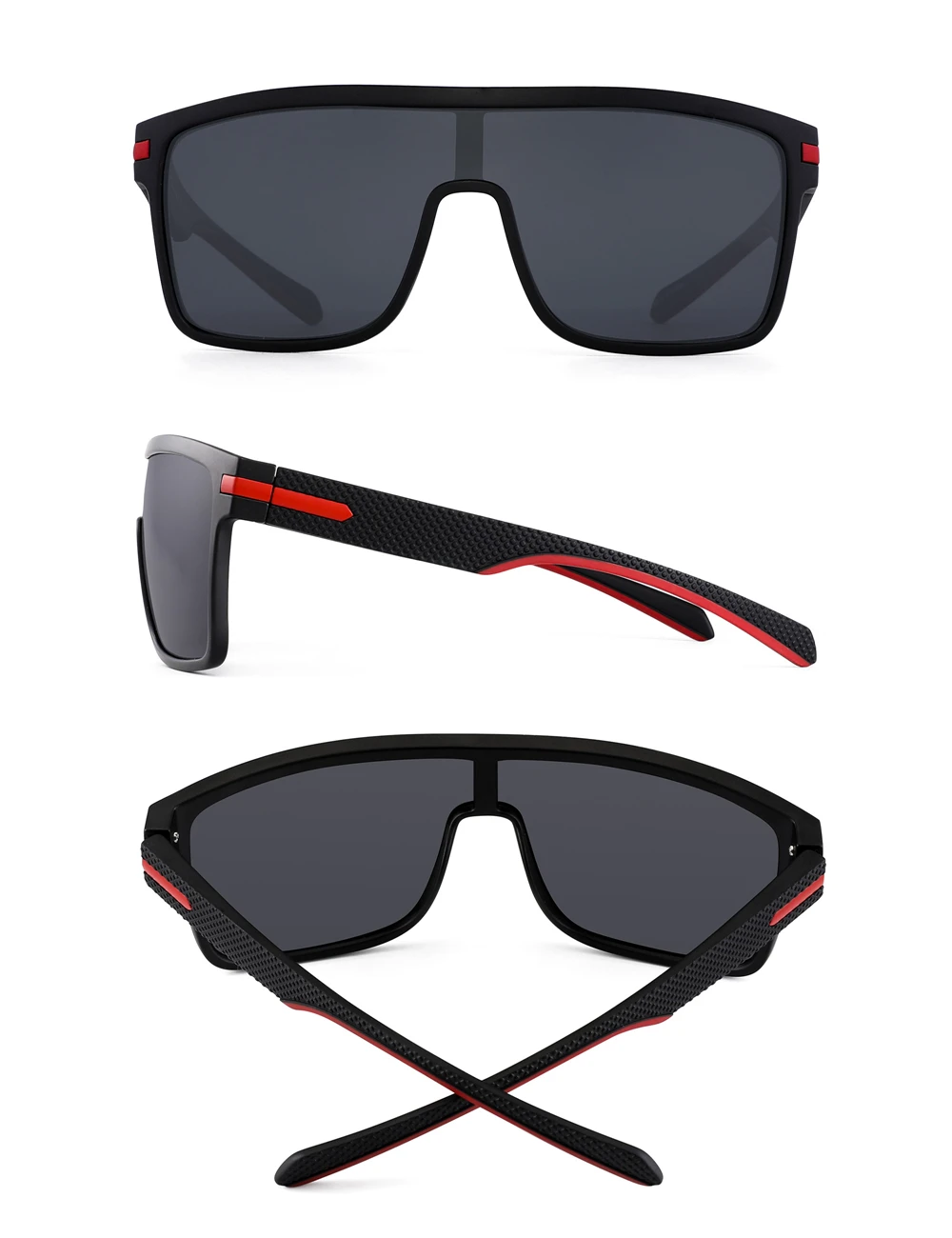 JM поляризационные солнцезащитные очки, Ретро стиль, плоский верх, квадратная оправа, очки для мужчин