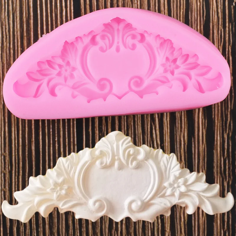 Sugarcraft силиконовые формы в виде цветка рельефный торт кайма для мастики формы DIY украшения торта инструменты Конфеты глина шоколадные формы для мастики