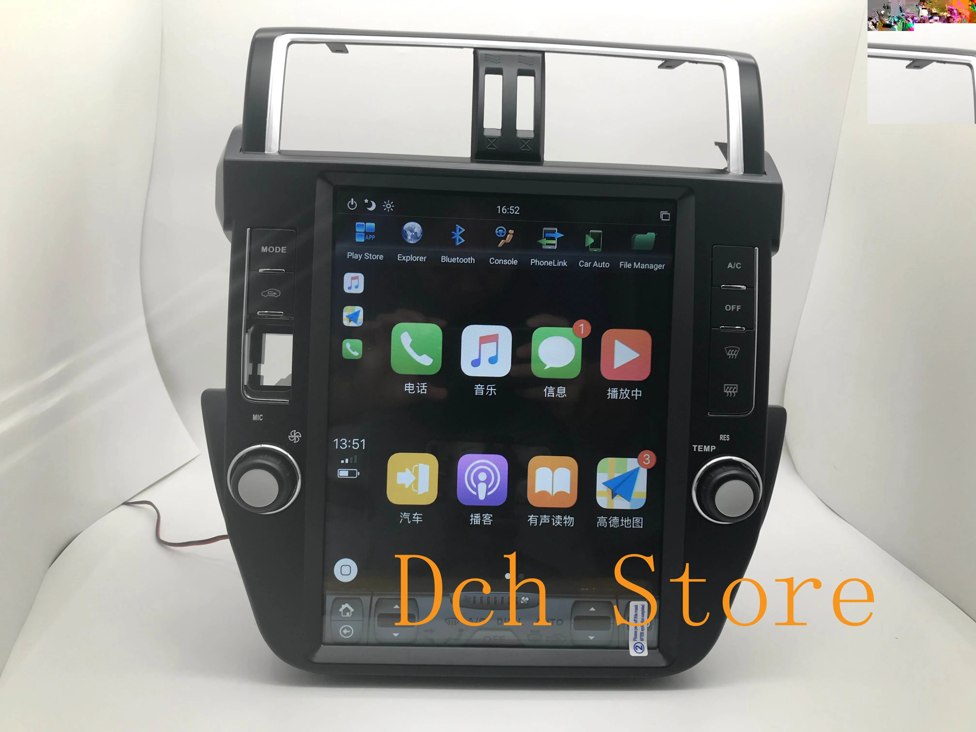 Автомобильный DVD плеер 12 1 дюйма в стиле tesla Android 9 0 для Toyota Land Cruiser Prado 2010 2011 2012 2013 2014