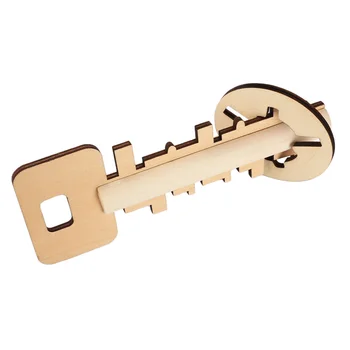

Wooden Toy Unlock Puzzle Key Funny Classical Lock Toys For Children Educational Stress Release Kids Jigsaw Puzzle Toys Gift