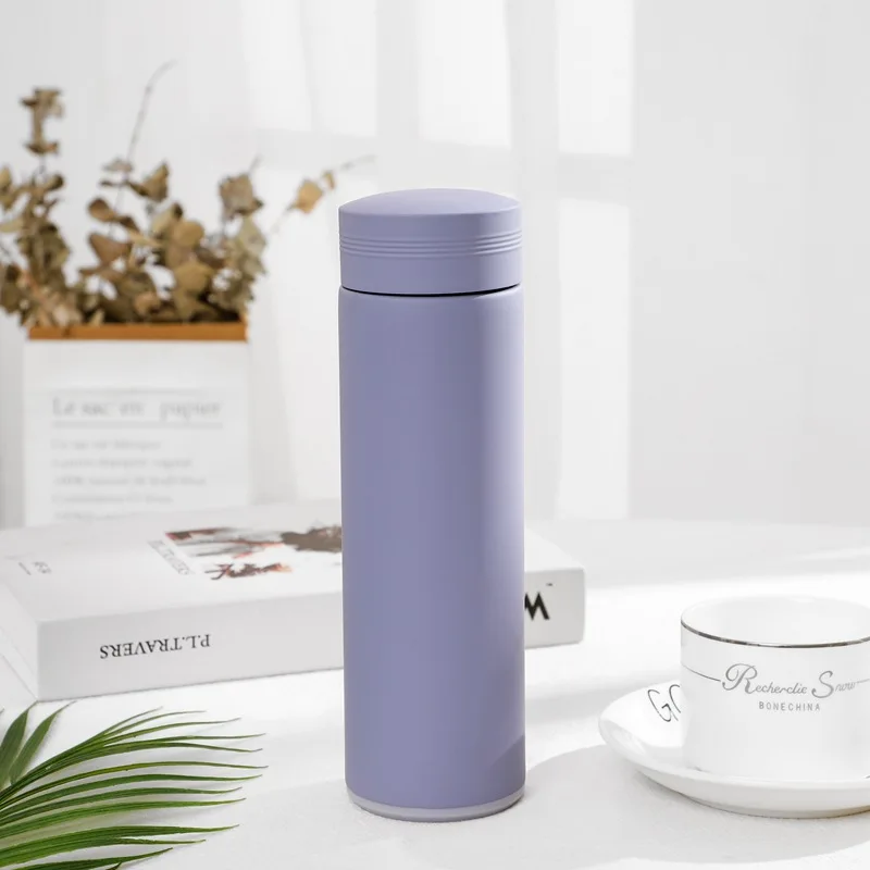 Stainless Steel Double Wall Thermal Cup Travel Mug Water Thermos Bottle Vacuum Cup School Home Tea Coffee Drink Bottle