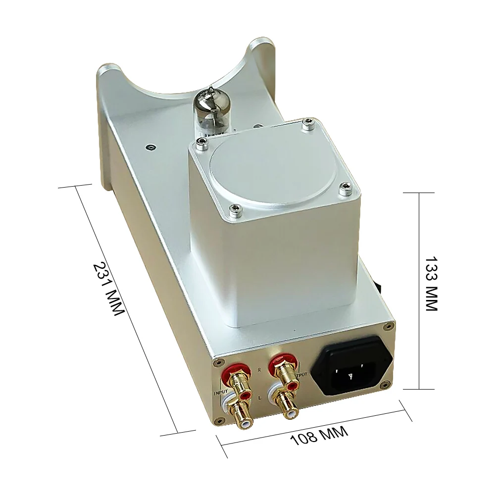 BRZHIFI 6N2 ламповый предусилитель вакуумный ламповый предусилитель с регулятором громкости для DIY домашнего кинотеатра