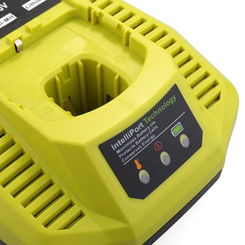 12 V-18 V Батарея Зарядное устройство P117 P118 для Ryobi-гидридных и никель-кадмиевых типов аккумуляторов Зарядное устройство для никель-металл-гидридных и литиевых Батарея P100 P101 P102 P103 P105 P107 P108 P200 1400670 Мощность инструмент