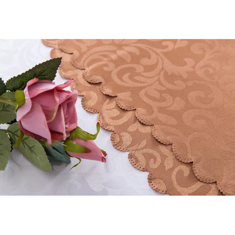 Custom Size Wedding Table Cloth Rectangular Solid Round Tablecloth Table Cover For Christmas Birthday Party Hotel Decoration
