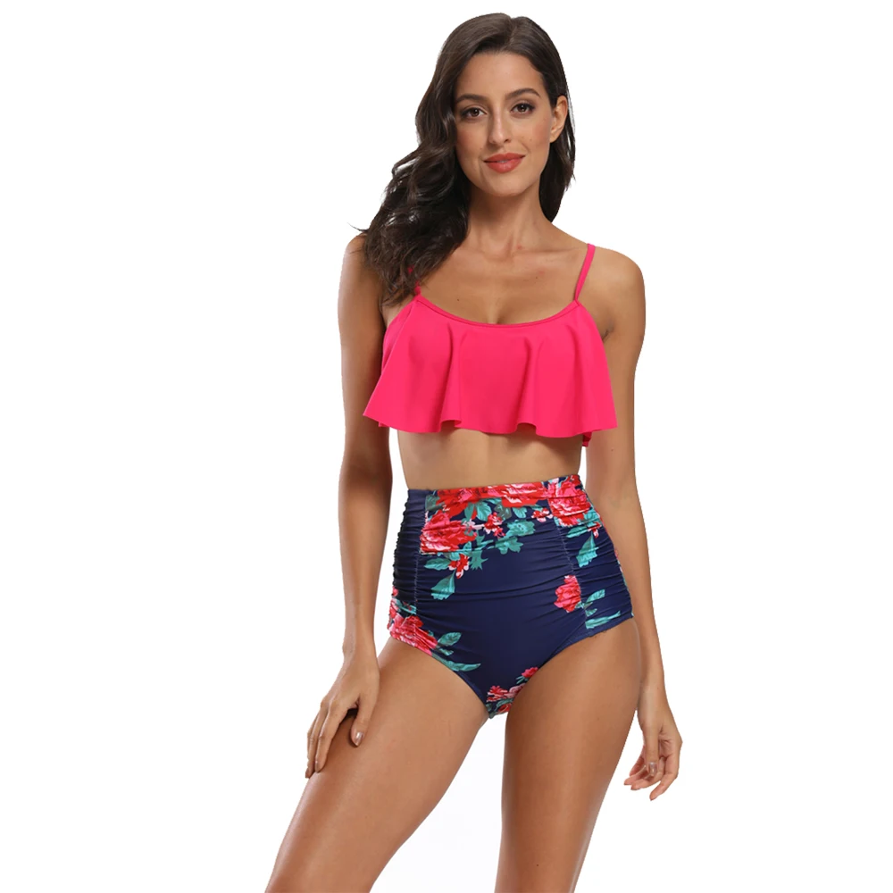 Two Piece Swimsuit Solid Bikinis Sexy Women Swimwear Summer  Swim Suit Beachwear Bikini  Bathing Suit Women Swimwear Women