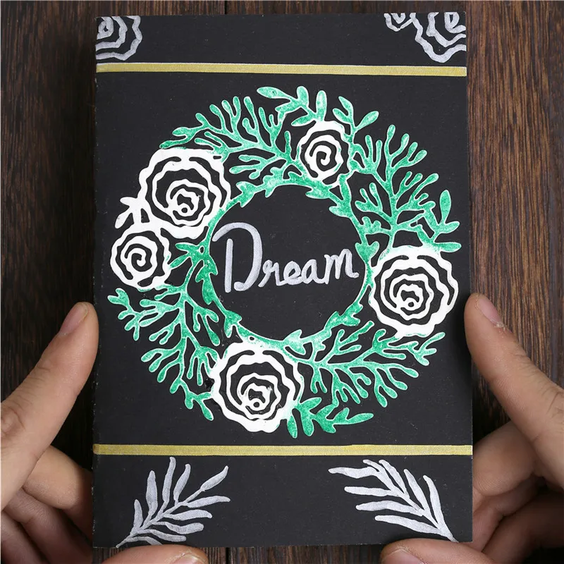 

Eastshape Floral Round Metal Cutting Dies Frame Dies for Craft Die Scrapbooking Embossing Stencil DIY Die Cut Card Decoration