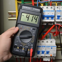 

Professional Digital Multimeter DT9205A 1000V Voltage Meter Current Resistance Capacitor Diode Continuity Tester for Beginner