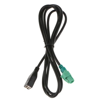 

Car Aux-in Adapter USB Cable 1.5M For BMW 3 5 Z Series X5 X6 E88 E90 E91 E92
