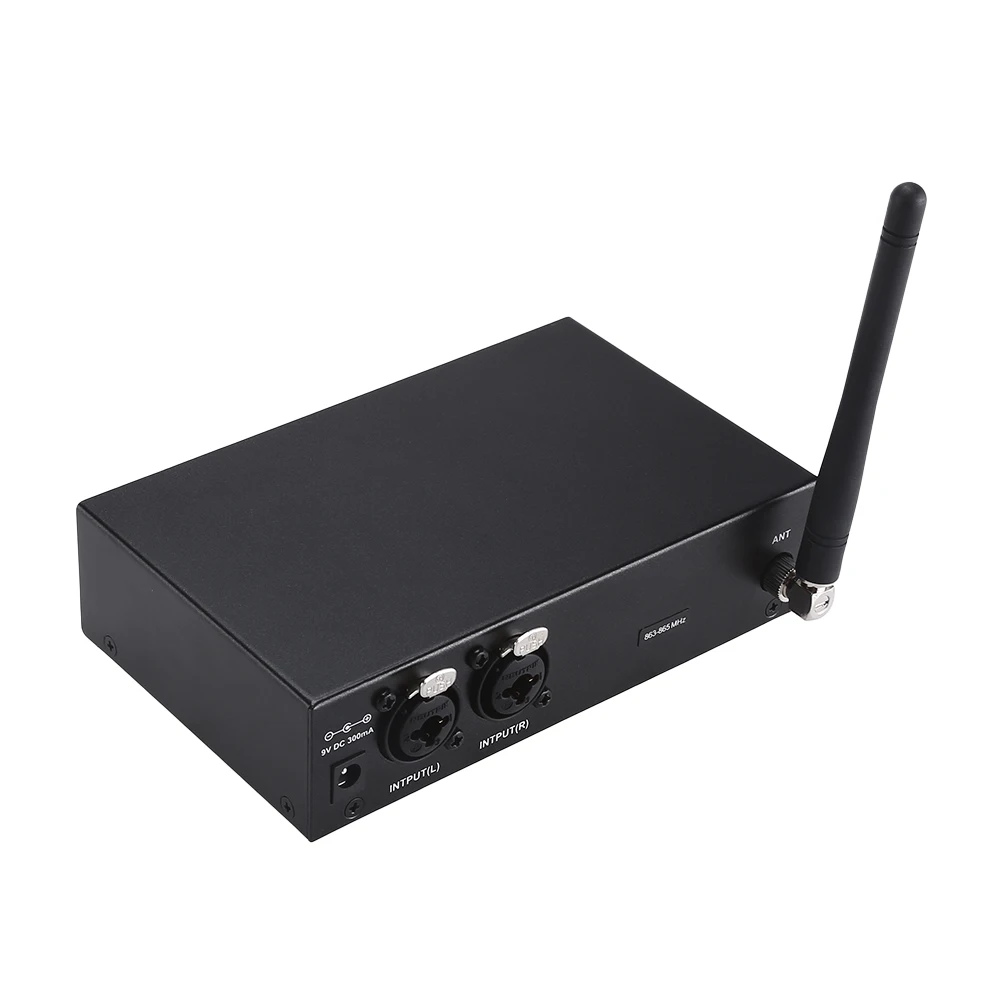 ANLEON S2 UHF стерео беспроводной монитор система 561-568MHZ 100-240V Профессиональный цифровой сценический внутриканальный монитор система