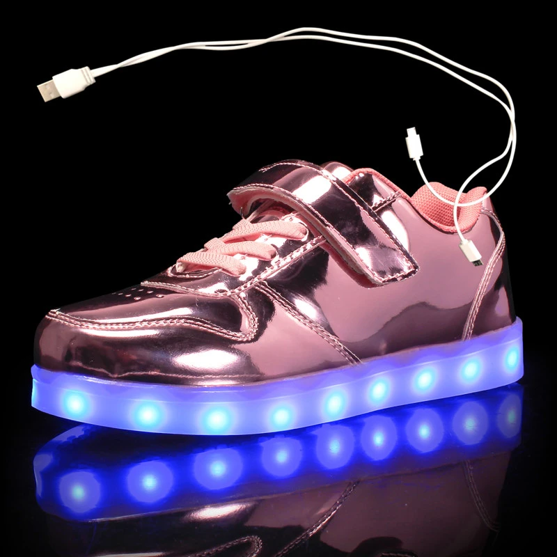 Plunderen inleveren Maken Maat 25 37 Usb Laadstroom Led Schoenen Voor Kids & Volwassenen Light Up  Sneakers Voor Jongens Meisjes Mannen Vrouwen gloeiende Partij Schoenen|Sportschoenen|  - AliExpress