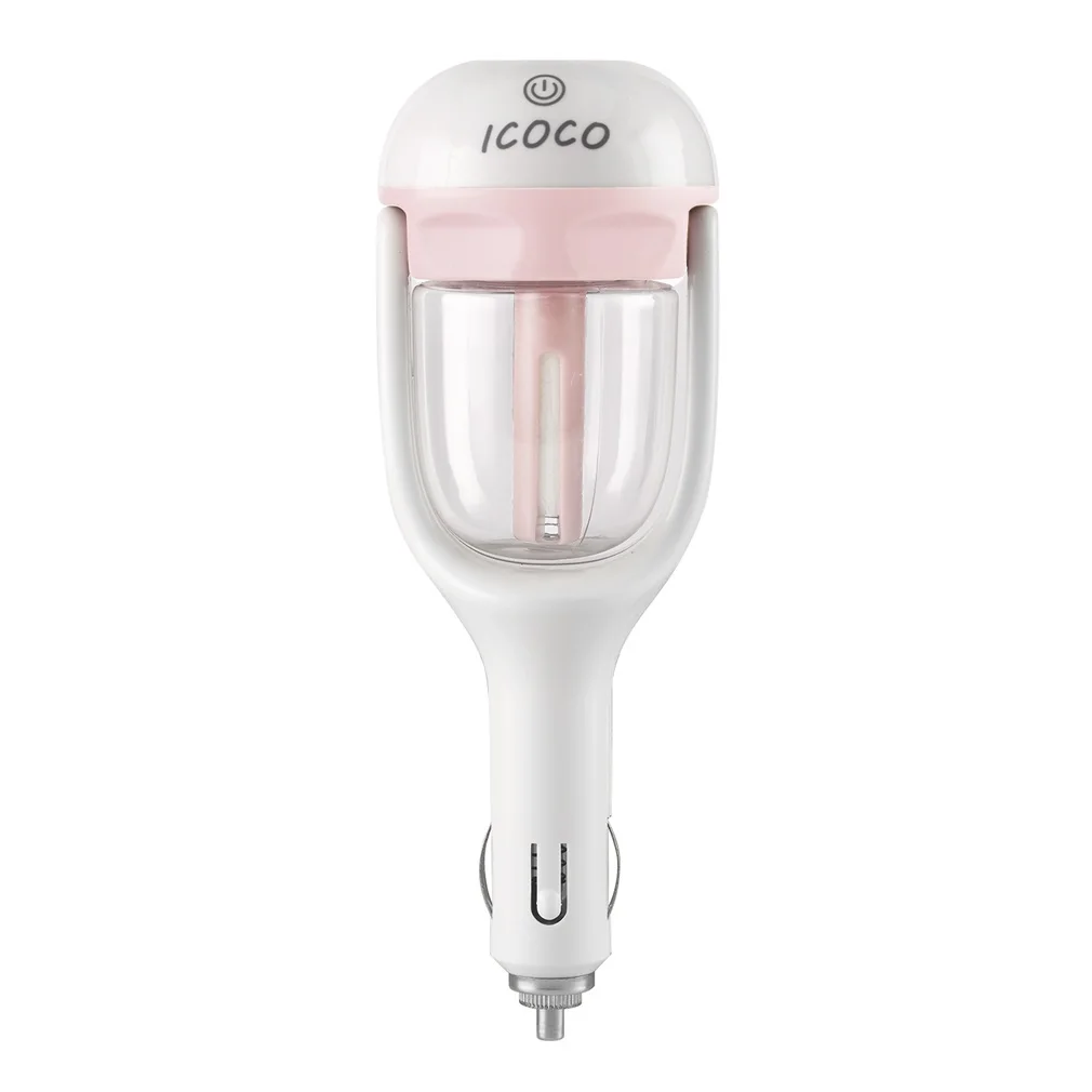 ICOCO Mini Portable Car Aromatherapy Charger Humidifier Aroma Essential Oil Diffuser Fresh Purification 180 Degree Rotation | Дом и сад