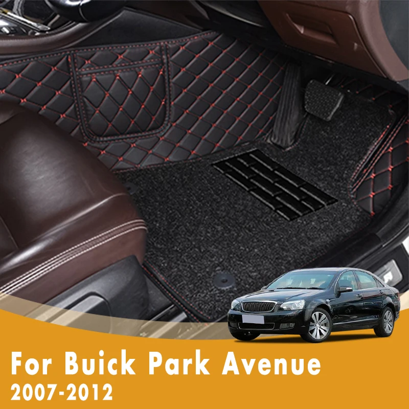 Rhd Car Floor Mats For Buick Park Avenue 2012 2011 2010 2009 2008 2007 Luxury Double Layer Wire