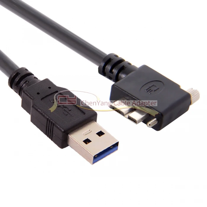 Chenyang USB 3,0 мужчина к Micro B левый угловой 90D кабель для Nikon D800 D800E