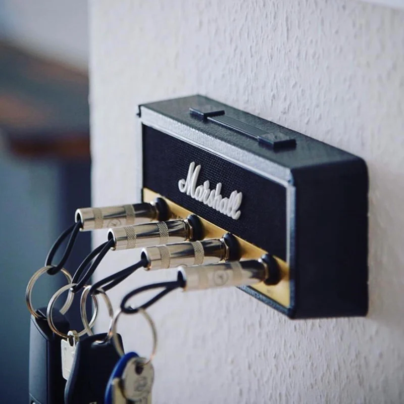 

For Pluginz JCM800 Jack Rack Vintage Guitar Amplifier Key Keychains Hanger Wall Mounting HSJ-19