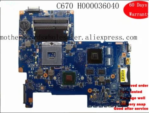 Placa Motherboard For Toshiba C670 C675 L770 L775 C670-15Q Series System Main Board H000036040 | Компьютеры и офис