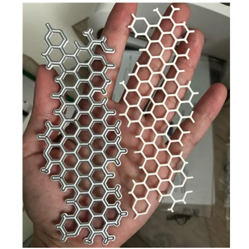 Cutting-Dies Die-Cuts Card-Craft Album Decoration Scrapbooking Paper Honeycomb-Background-Frame