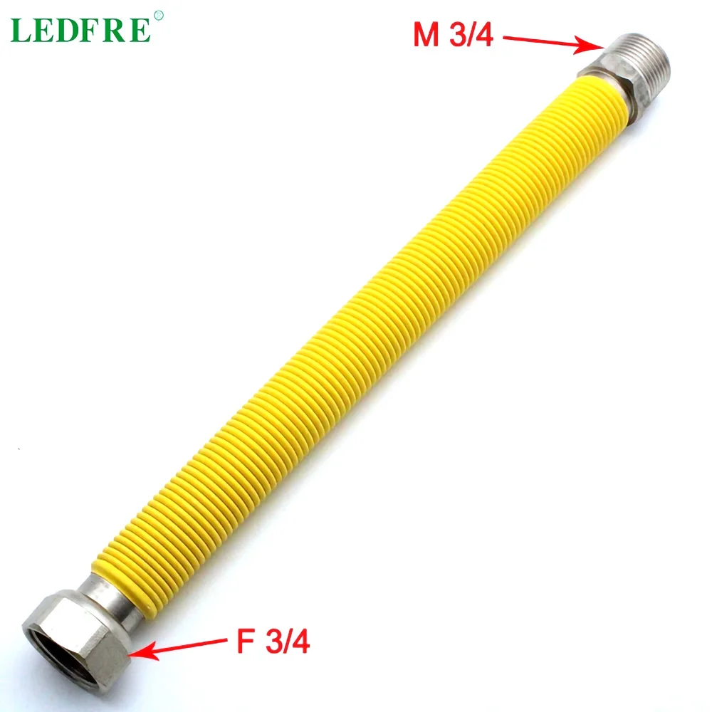 F3/4 &quot* M3/4&quot гофрированный шланг для подачи воды из нержавеющей стали