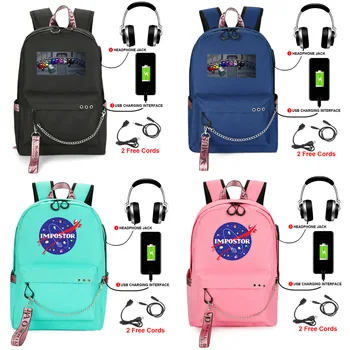 

Among Us Backpack Prints Teenagers Children Women Men Travel Bags Boys Girls Schoolbag Daily Rucksack