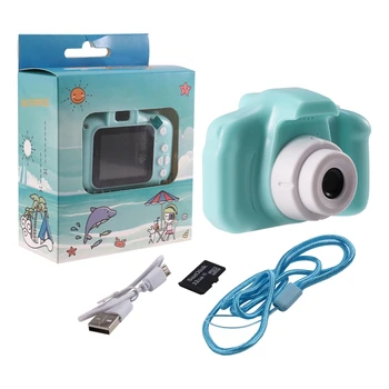 

Kids Camera Digital Video Recorder Shockproof Action Camera with 2 Inch IPS Sn and 32GB Memory card, Gift for Girls and Boys