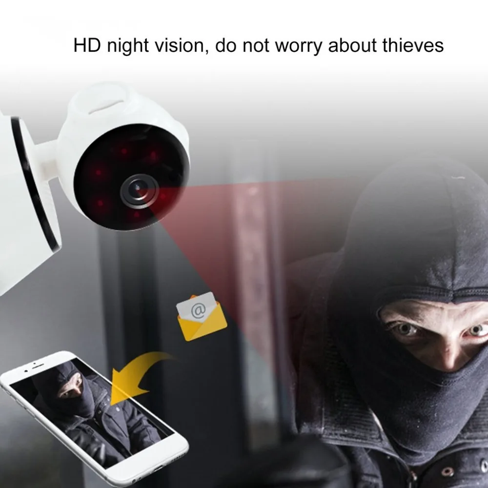 Home Security IP Macchina Fotografica Senza Fili di Smart WiFi Della Macchina Fotografica WI-FI Aud