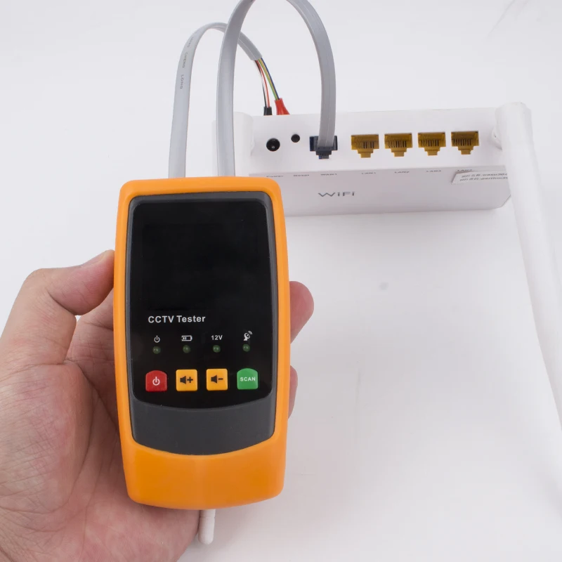 

RJ45 RJ11 Wire Trackers Network Monitoring Cable Tester LCD Wire Fault Locator LAN Network Coacial BNC USB Wire Trackers