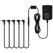 5 способ педаль эффектов для электрогитары питание аксессуары кабели адаптер Дейзи цепи провода Pro 9 В DC 1A США ЕС Великобритания JP AU Plug pod