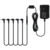 5 Way Электрогитара Педаль Эффекта Питания Аксессуары Кабели Адаптер Daisy Chain Wire Pro 9V DC 1A US EU UK JP AU Plug Pod