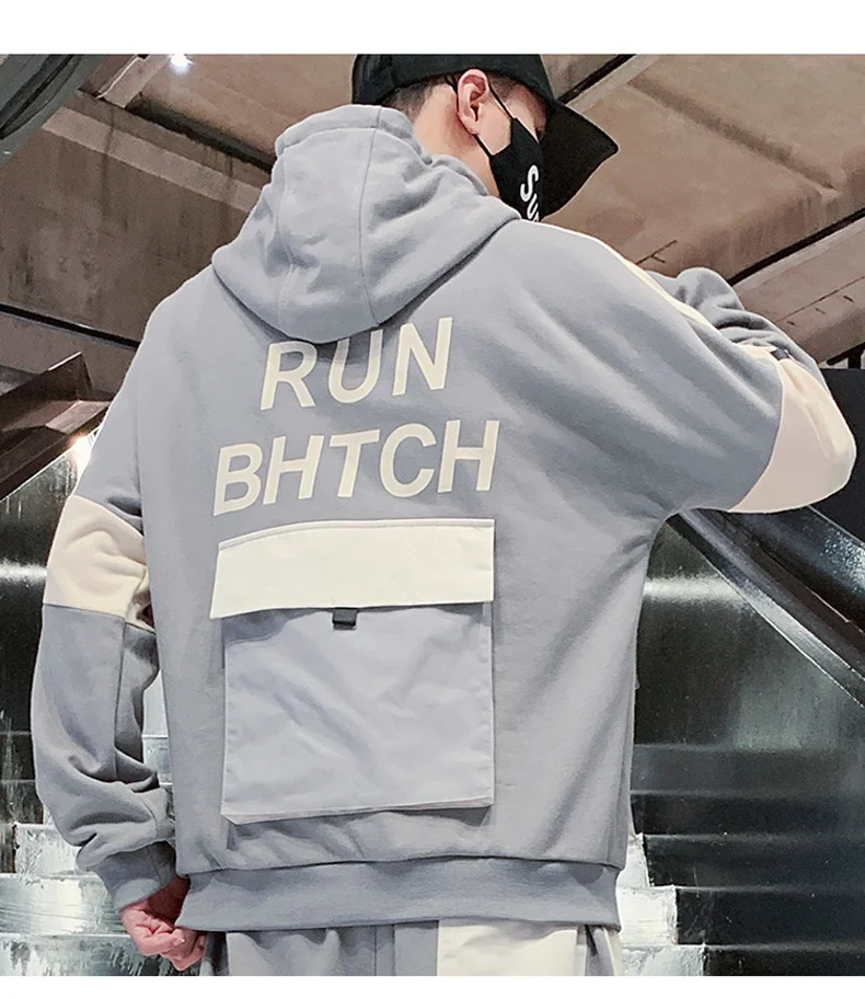Waliicorners Fashion Hip Hop Hoodie Men's Hoodie Sweatshirt Men's Cargo Sweatshirt Tops 15 Hf9afaaa654e64af9ab7a5c90cd997ca3h