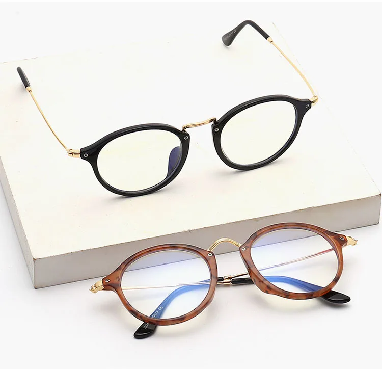 Компьютерные очки женские круглые очки oculos de grau Feminino анти-голубые световые линзы очки oculos