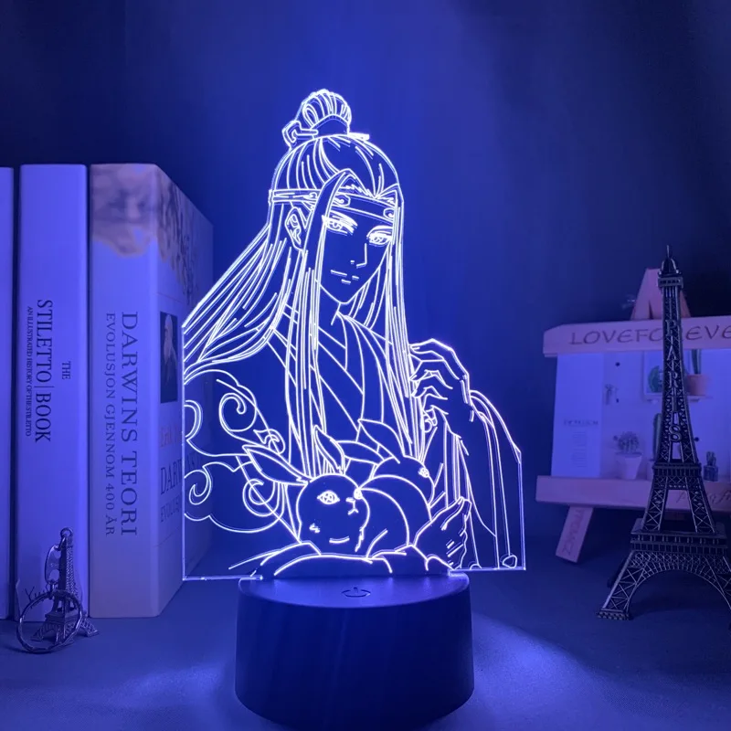 Акриловая 3d лампа BL Mo дао ЗУ Ши светильник для украшения спальни сенсорный датчик