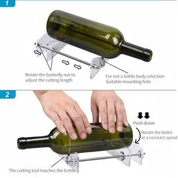 

2019 New Glass Bottle Cutter Tool Professional For Bottles Cutting Glass Bottle-Cutter DIY Cut Tools Machine Wine Beer