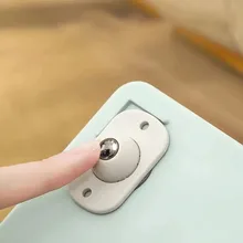 Cajas de almacenamiento de ruedas universales, cubo de basura, polea de bola de rueda pequeña inferior, desplazamiento de 360 °, para el hogar, 4/8/12 unidades