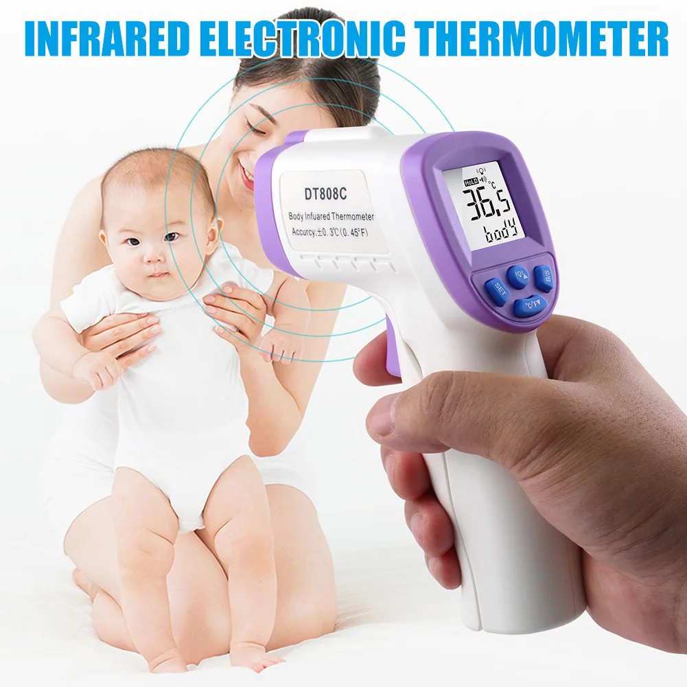 

Non-contact Medical Infrared Thermometer Handheld Digital Thermometers Forehead Baby Temperature Meter Measure IR Device A7